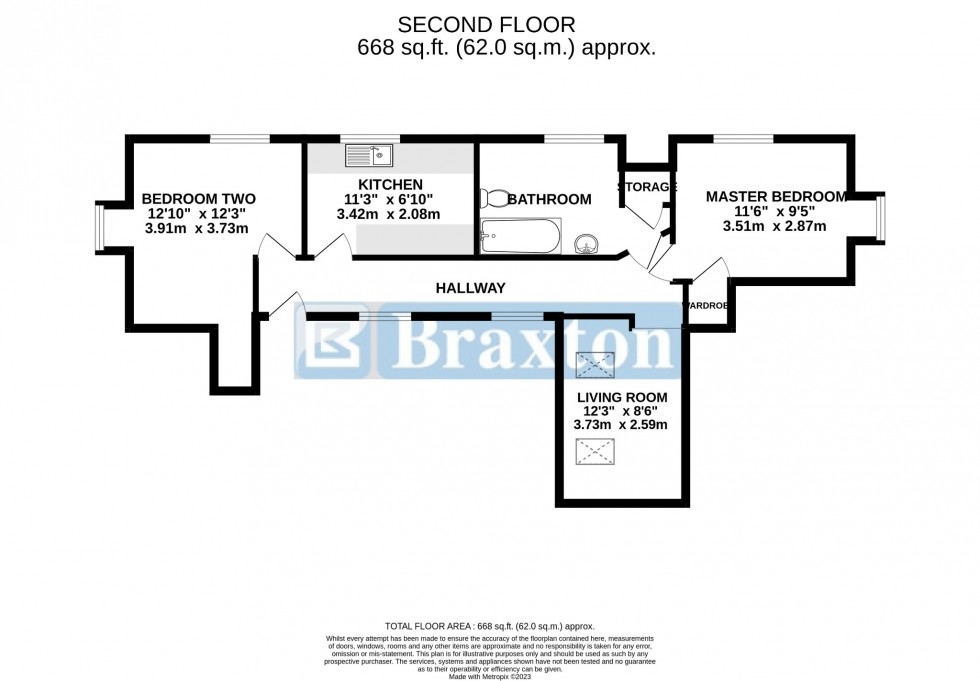 Floorplan for Ludlow Road, Maidenhead, Berkshire