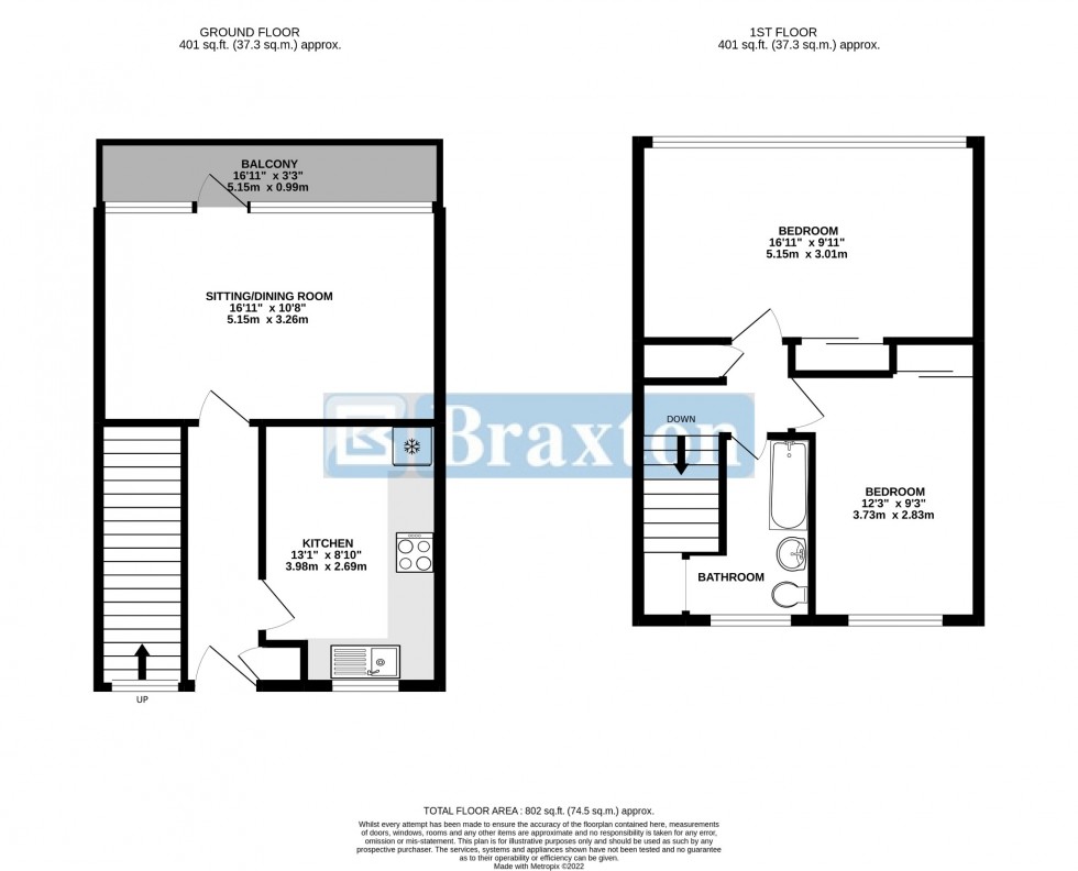 Floorplan for West Street, Maidenhead, Berkshire