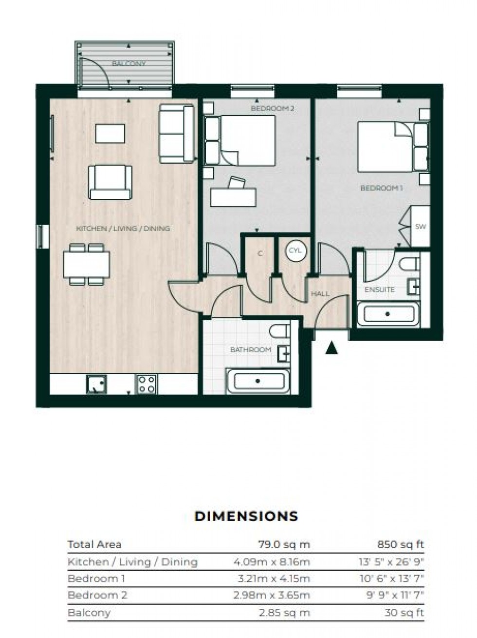 Floorplan for Vanwall Road, Maidenhead