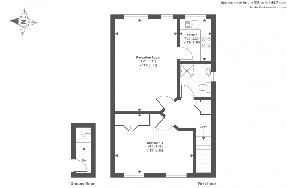 Floorplan for Close to Town, Maidenhead