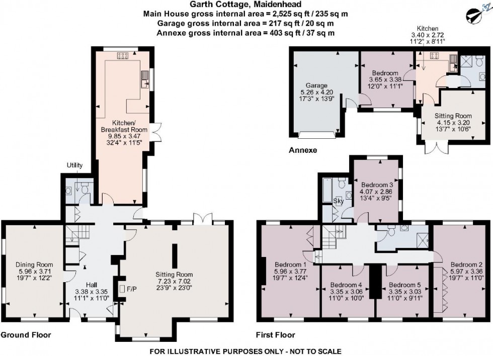 Floorplan for Ascot Road, Holyport, Maidenhead