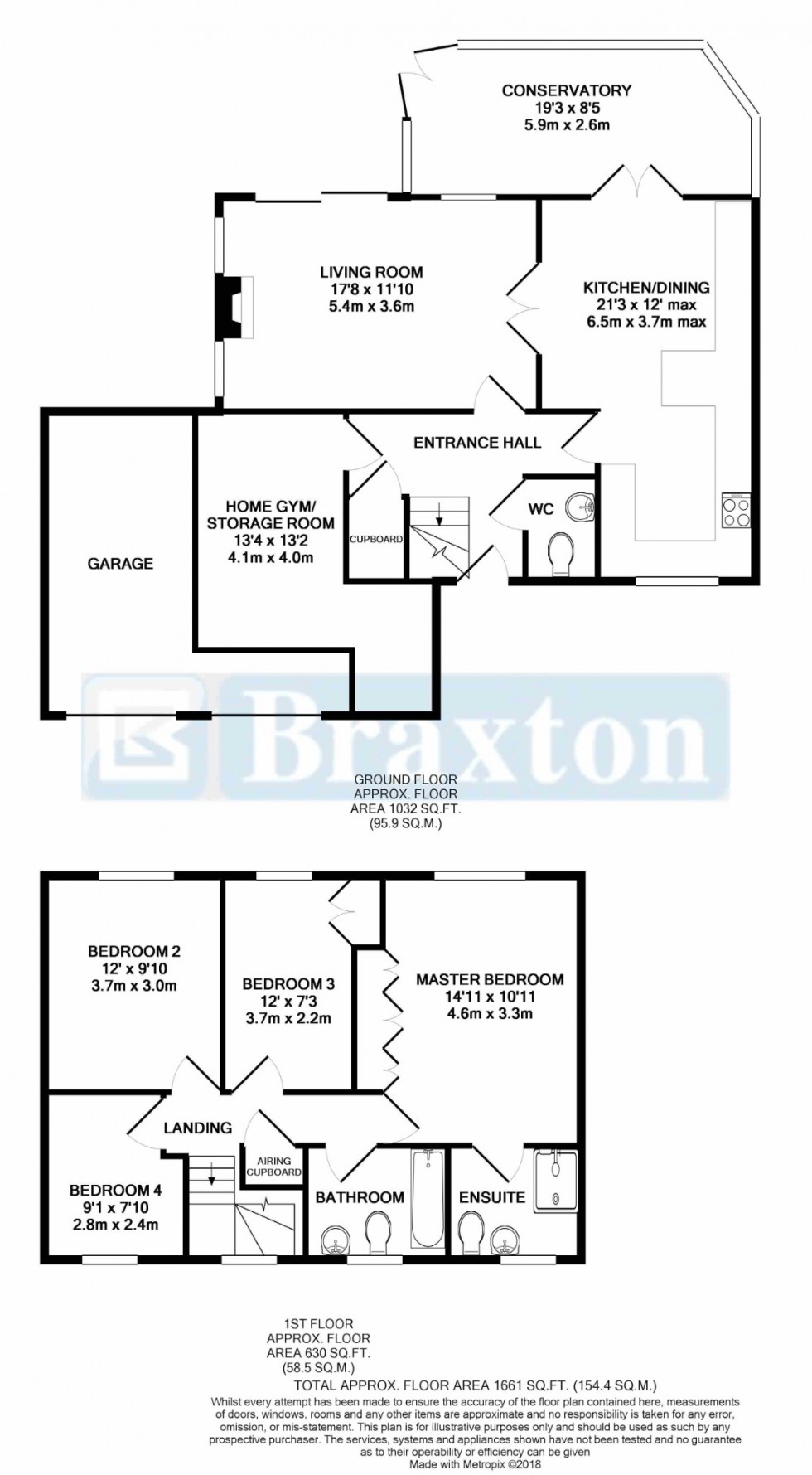 Floorplan for The Fairway, Maidenhead