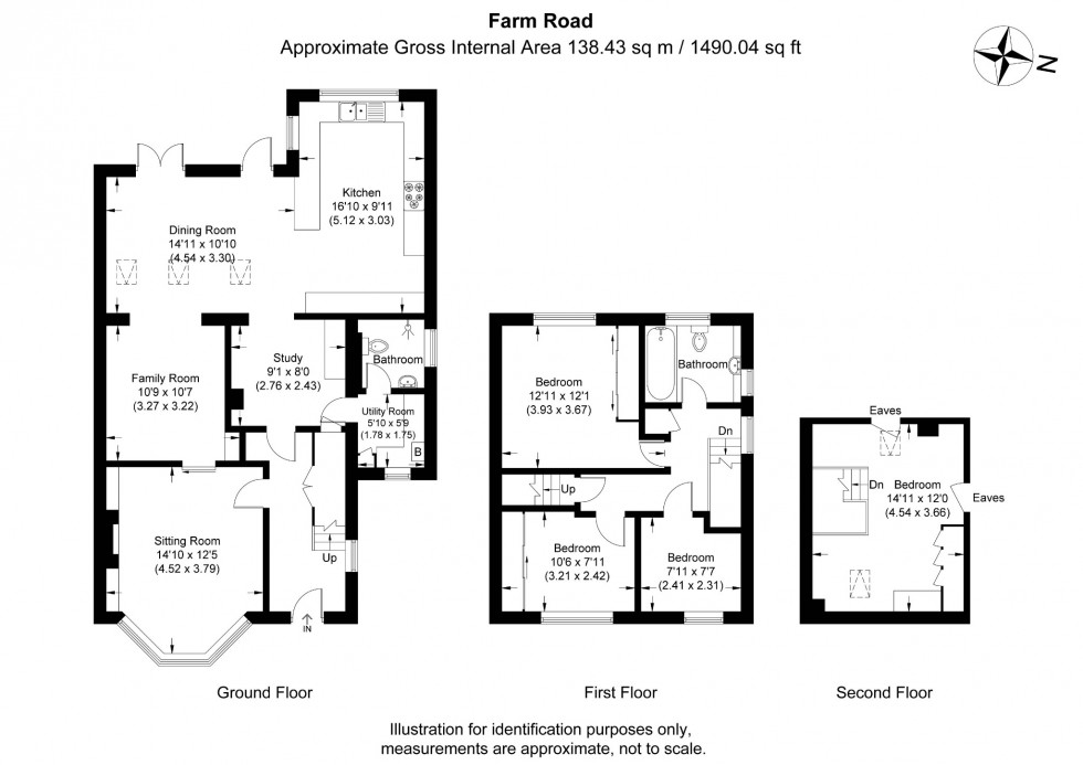 Floorplan for Farm Road, Maidenhead