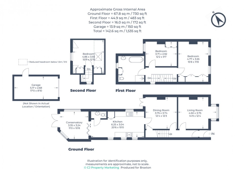 Floorplan for Courthouse Road, Maidenhead