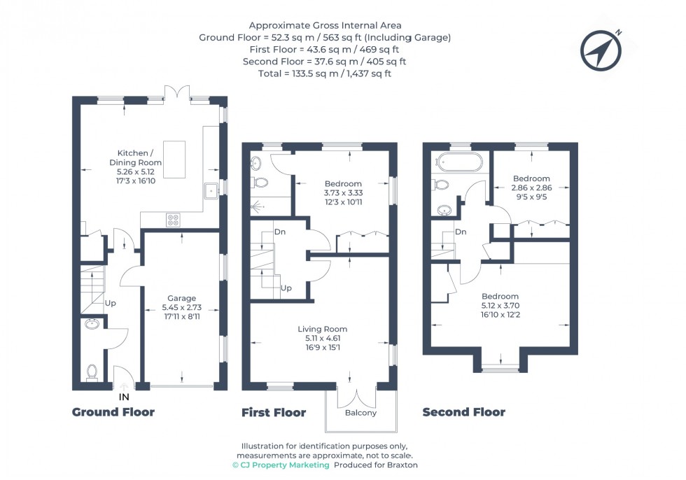 Floorplan for Raven Drive, Maidenhead