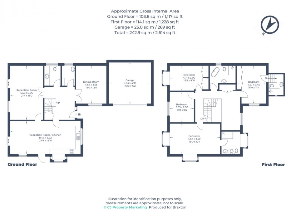 Floorplan for Ray Mill Road East, Maidenhead