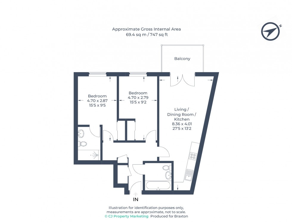 Floorplan for Waterside Quarter, Maidenhead