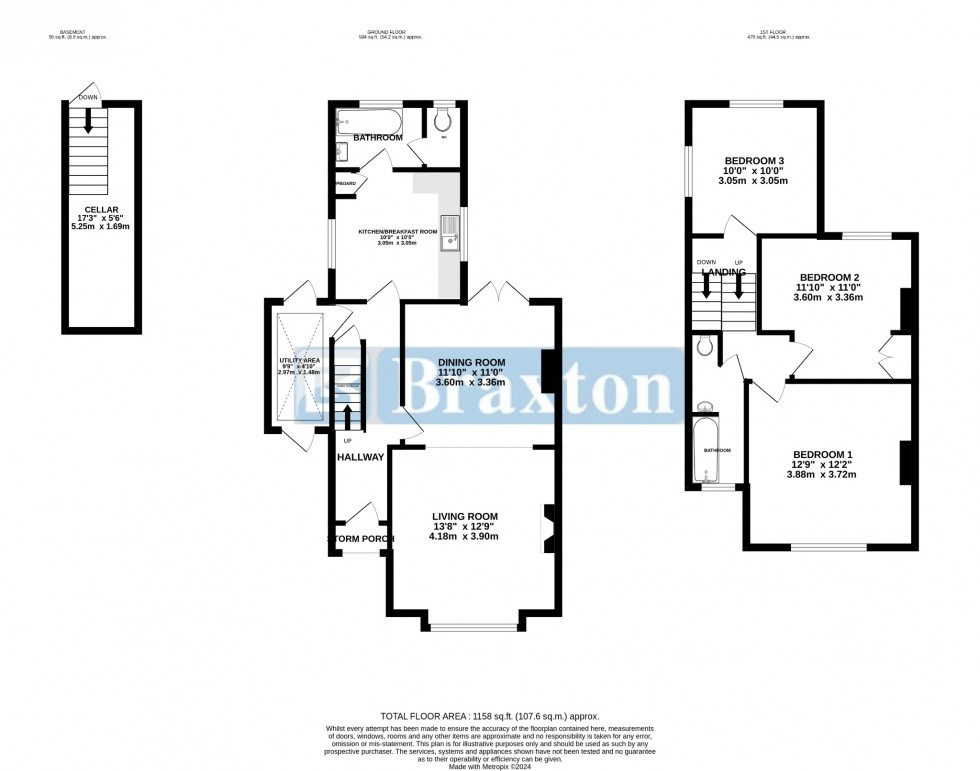 Floorplan for Norfolk Road, Maidenhead