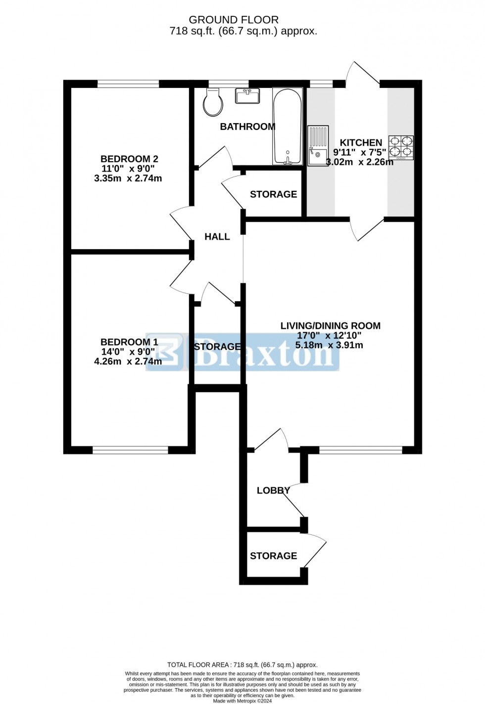 Floorplan for Ray Park Avenue, Maidenhead