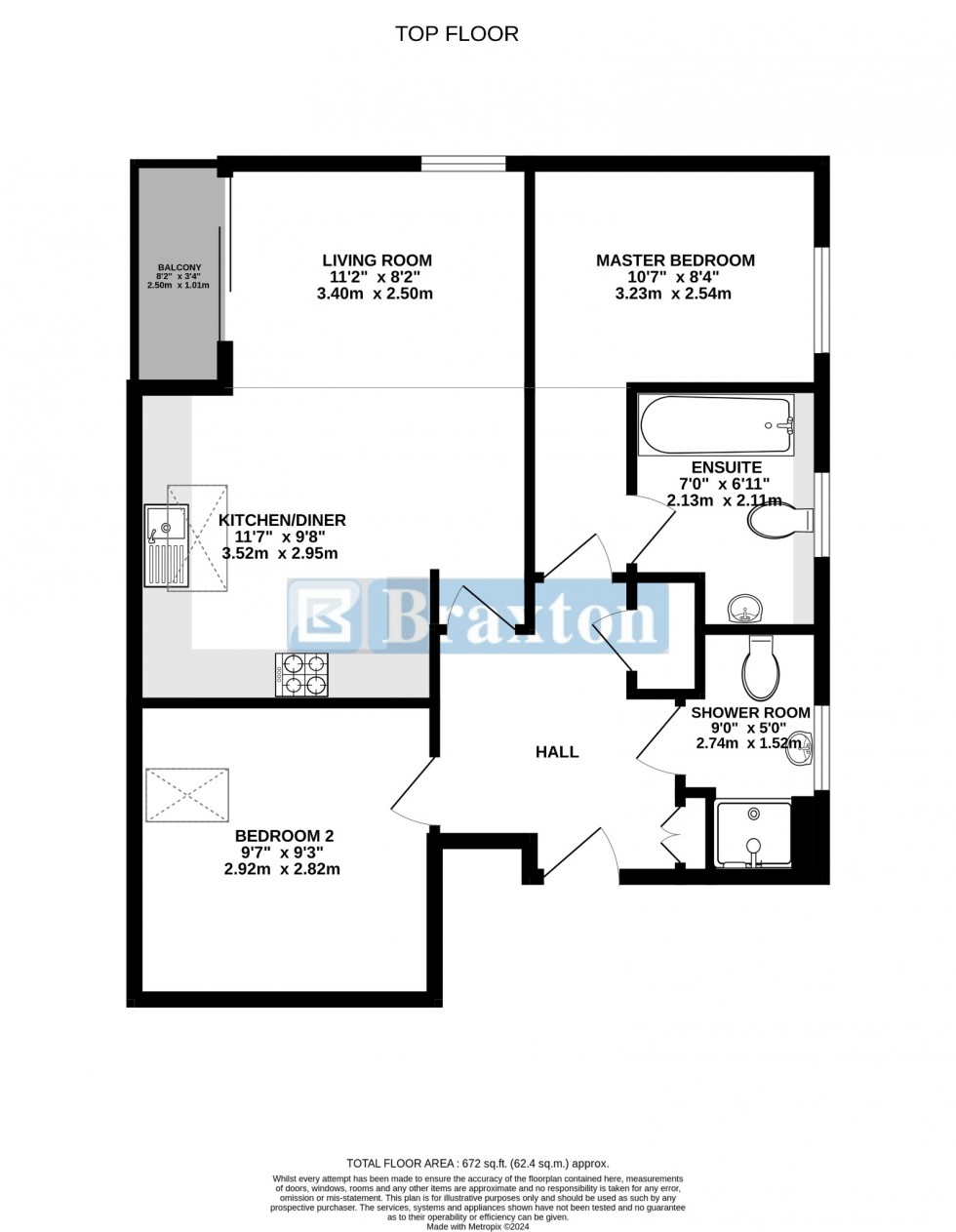 Floorplan for Close To Town & Station, Maidenhead