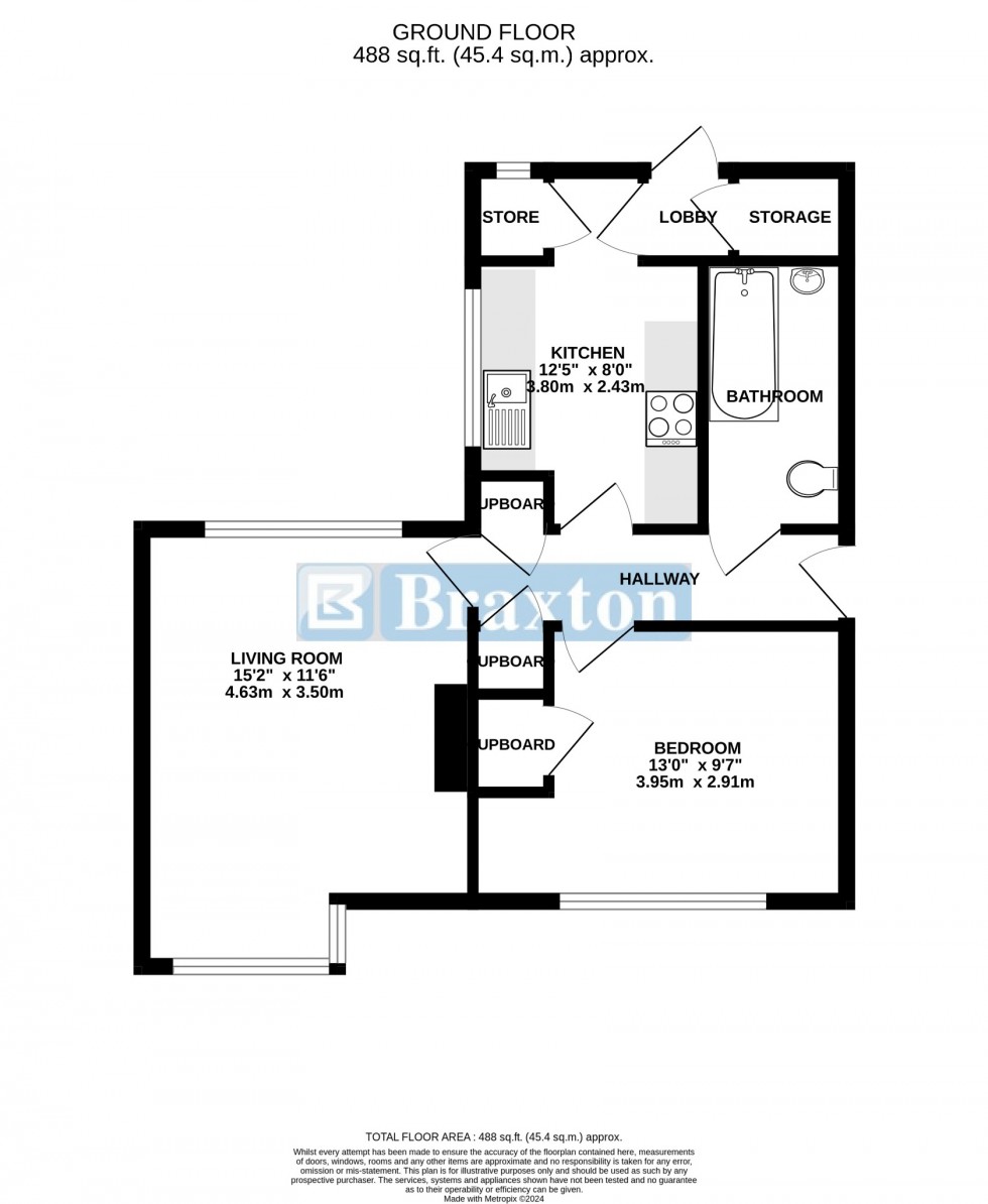 Floorplan for Hill Farm Road, Taplow, Maidenhead