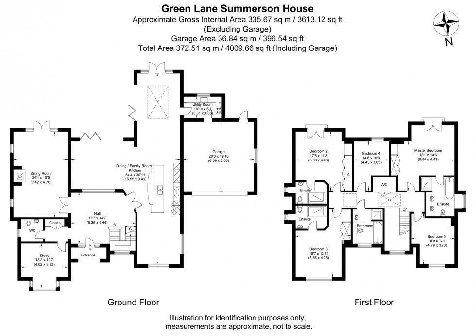 Floorplan for Green Lane, Littlewick Green, Maidenhead