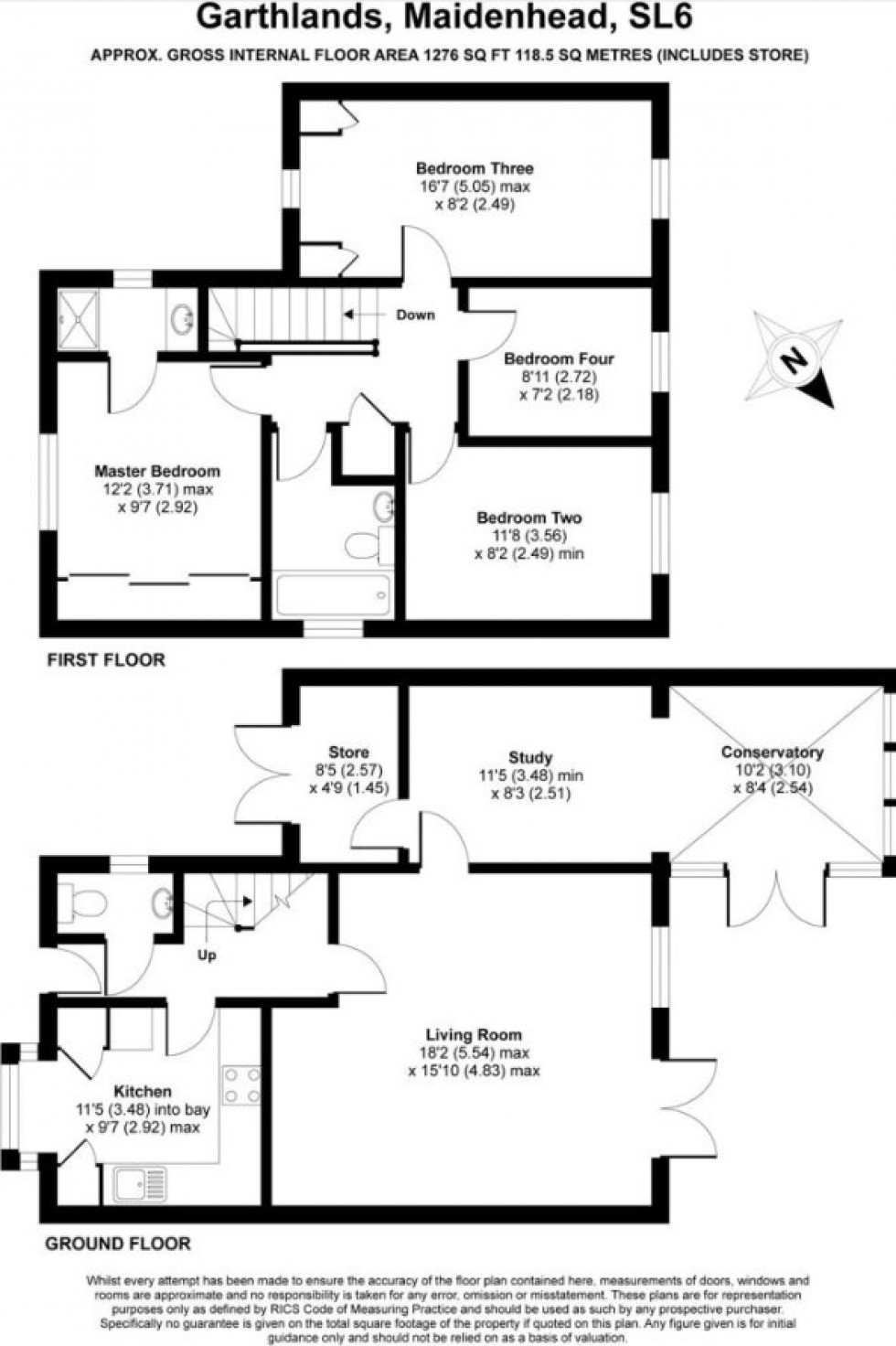 Floorplan for Furze Platt, Maidenhead