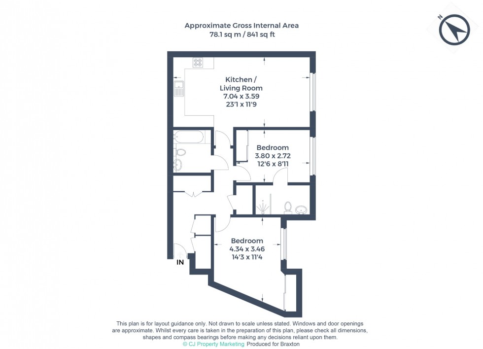 Floorplan for Oldfield Road, Maidenhead