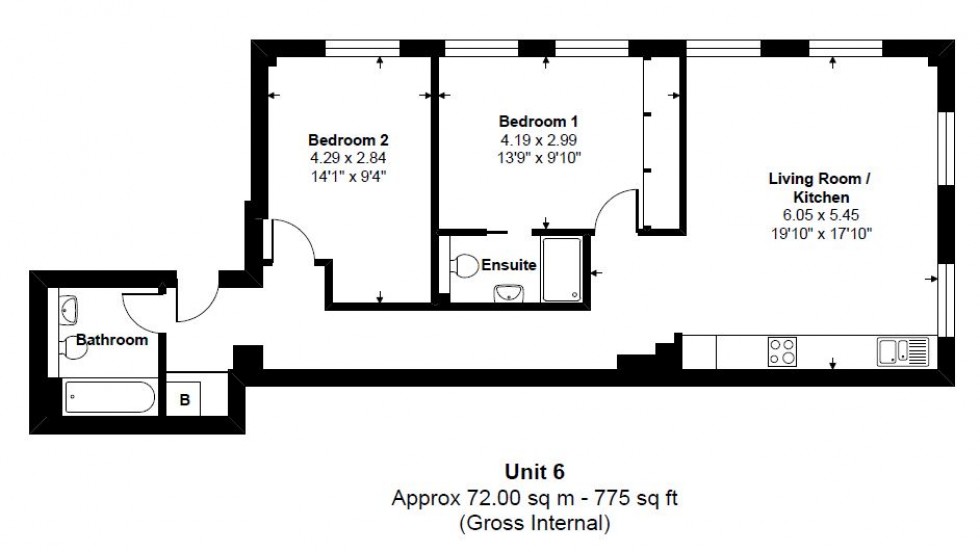 Floorplan for Bath Road, Maidenhead