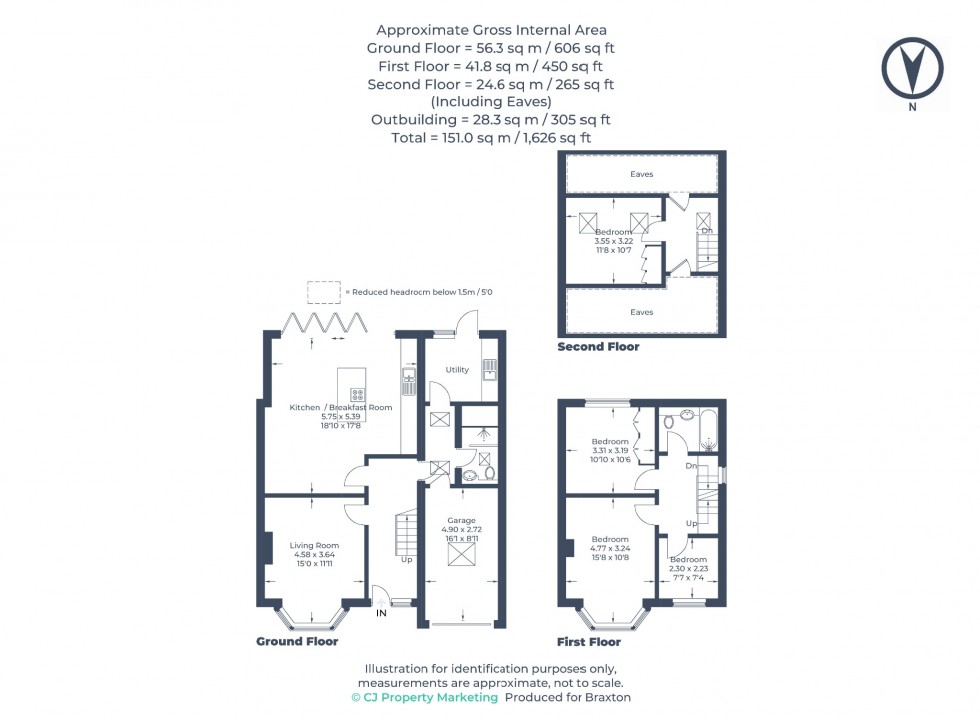 Floorplan for Shirley Road, Maidenhead