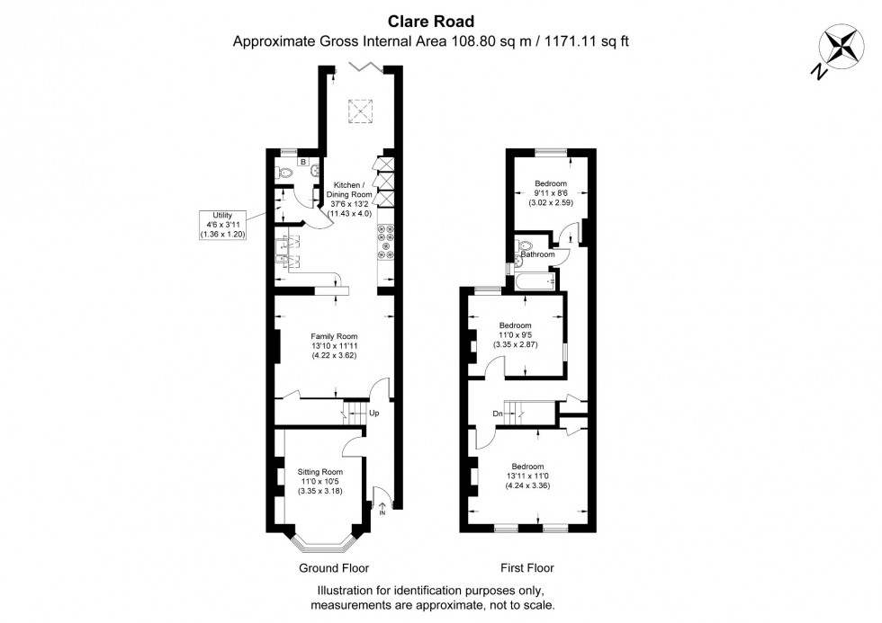 Floorplan for CLOSE TO TOWN & STATION, MAIDENHEAD