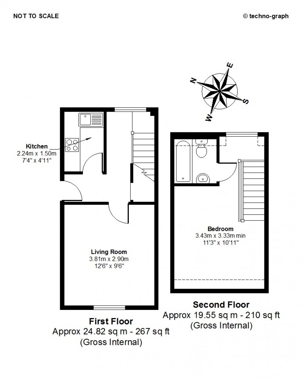 Floorplan for CLOSE TO TOWN & STATION, MAIDENHEAD