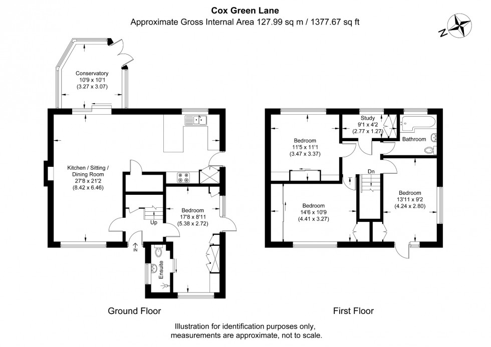 Floorplan for Cox Green Lane, Maidenhead