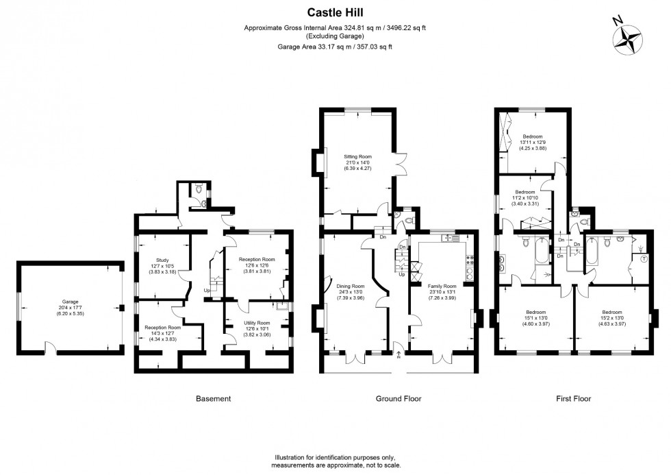 Floorplan for Castle Hill Terrace, Maidenhead, Berkshire