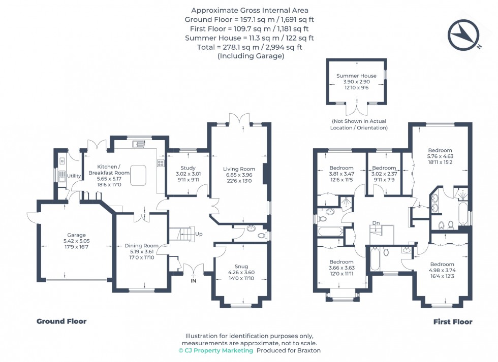 Floorplan for Harvest Hill Road, Maidenhead